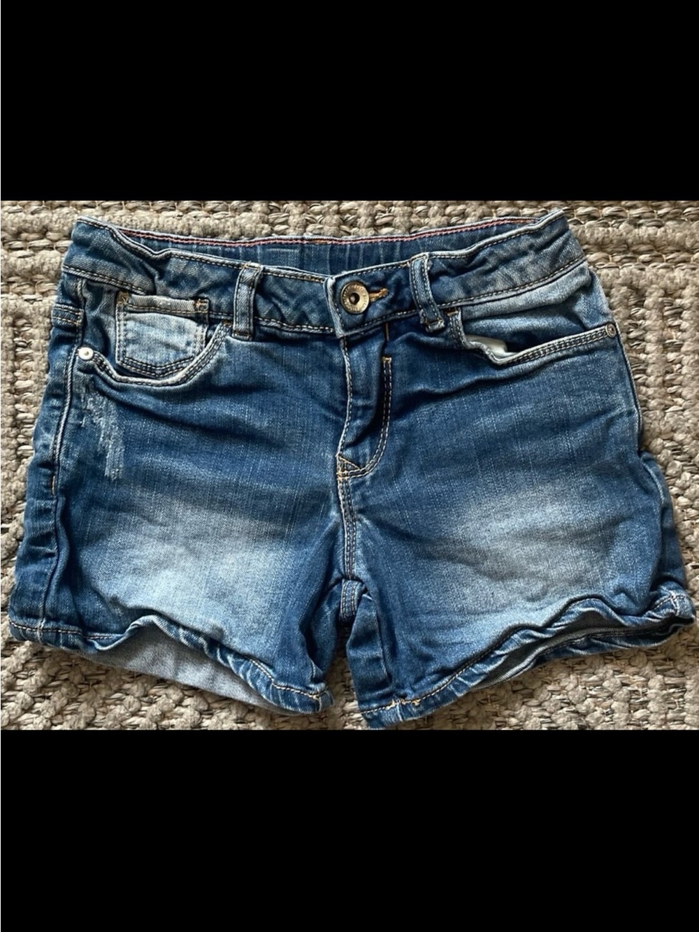Zara Blue Denim Kids Shorts